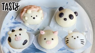 How To Make The Cutest Baos • Tasty [upl. by Jacki]