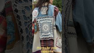 Crochet trench coat trending crochet trend design style trenchcoat moda fashioncrochet [upl. by Carrie]