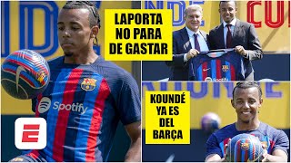 BARCELONA Así fue la presentación de Koundé  La Liga [upl. by Endres]