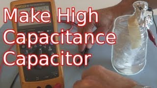 How to Make a High Capacitance Electrolytic Capacitor [upl. by Jagir306]