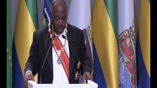 GabonInvestiture dAli bongo Une délégation ivoirienne sur place [upl. by Darius]