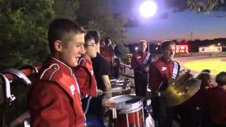 Plainview High School Band in the stands Oct 4th 2013 Jumping Cadenece [upl. by Abla538]