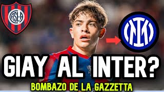 EL INTER VIENE POR GIAY ¿CUÁNDO SE LO PODRÍA LLEVAR SAN LORENZO A TODO O NADA EN DOS PARTIDOS [upl. by Lyred]