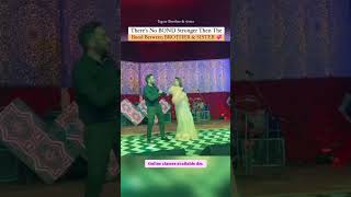 Sangeet choreography for brother with sister contact us for your wedding weddingchoreo lucknow [upl. by Adelric]