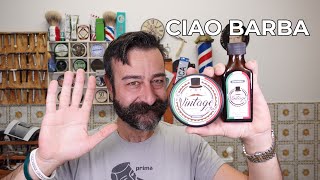 TAGLIO LA BARBA DI UN MESE CON IL MANO LIBERA CON LA LINEA THE VINTAGE CLUB [upl. by Yahsal]