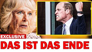 GERADE PASSIERT Königin Camilla WÜTEND nachdem Prinz William IHRE ENTFERNUNG VERLANGT [upl. by Siesser]