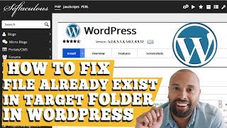 How to fix the “File already exists in target folder” error in WordPress STEP BY STEP☑️ [upl. by Alburg]