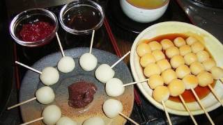 How to make Dango みたらし団子の作り方 [upl. by Bollay]