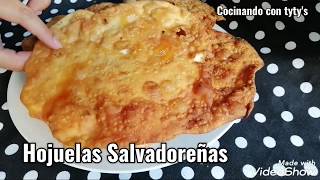 Como hacer hojuelas Salvadoreñas Rico y fácil [upl. by Fotina]