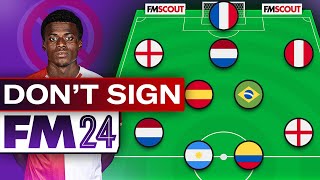 10 FM24 Players to AVOID AT ANY COST  Football Manager 2024 Tips [upl. by Naarah]