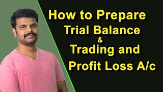 How to Prepare Trial Balance and Trading amp Profit Loss Account in Tamil  தமிழ் அகாடமி [upl. by Jarlen]