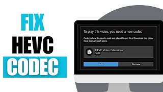 How To Fix This File Requires the HEVC Codec [upl. by Naz]