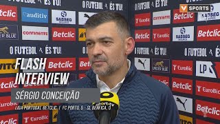 Sérgio Conceição quotOs jogadores estão de parabénsquot [upl. by Anyek]