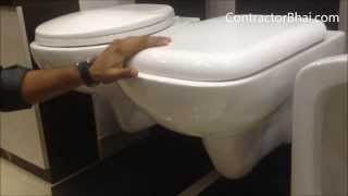 Floor Mounted amp Wall mounted Toilet Seat [upl. by Odysseus]