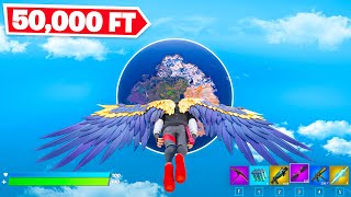 I Broke Season 2 of Fortnite 50000 FT ABOVE THE MAP [upl. by Elag]