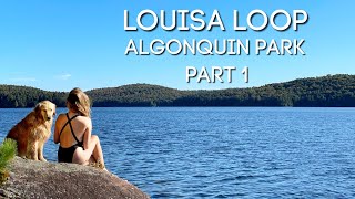 Louisa Loop Algonquin Park Part 1 Wild Otters Canoe Trip Backcountry Camping in Ontario [upl. by Orvil]