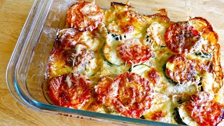 I make this Veggie Casserole every week Eggplant amp Zucchini Recipe [upl. by Alick]