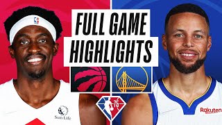 RAPTORS at WARRIORS  FULL GAME HIGHLIGHTS  November 21 2021 [upl. by Korenblat]