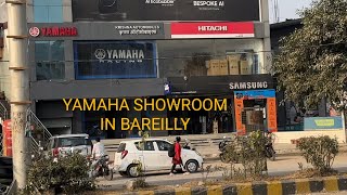 Yamaha showroom in Bareilly satellite pilibhit beypass road bike mt15 R15 ect yamaha mt15 R15 [upl. by Ahtelrac495]