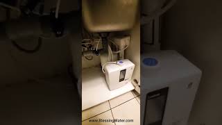 Enagic Kangen water under sink installation wwwBlessingWatercom [upl. by Morie193]