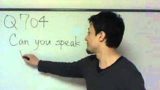 英語英会話一日一言Q704 Can you speak up [upl. by Dennison]