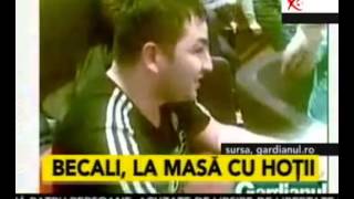 Gigi Becali si hotii de masini filmat telefon [upl. by Kevan866]