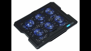 Review  Cooler laptop A CIC6B 156quot USB 6 ventilatoare [upl. by Akimet680]