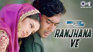 Ranjhana Ve  Hindustan Ki Kasam  Ajay Devgn Manisha Koirala  Alka Yagnik  90s Hit Song [upl. by Anaicul]