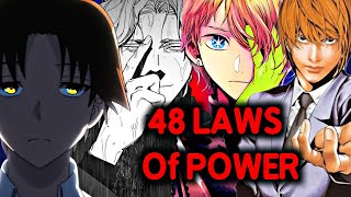 48 LAWS OF POWER EXPLAINED BY ANIME [upl. by Michi]