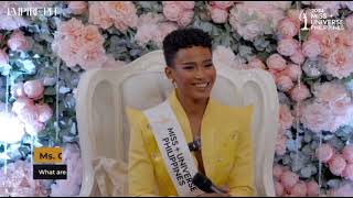 Alexie Brooks Closed door Interview Miss Universe Philippines 2024 [upl. by Jay]