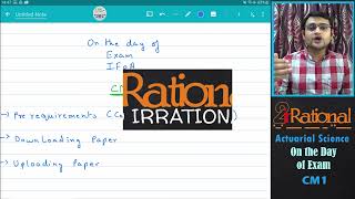 CM1 Exam day Instructions  IFOA April 2022 [upl. by Cir]
