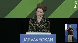 Järvaveckan 2024 Amanda Lind MP 29 maj [upl. by Nylodam674]