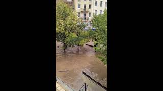 France Ardèche  images incroyables des inondations Annonay [upl. by Pomfrey]