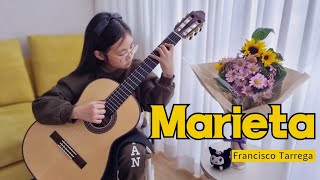 Marieta  Francisco Tarrega  classical guitar  클래식 기타 [upl. by Leeth218]