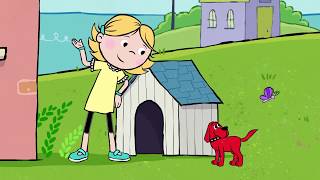 Clifford Goes to Dog School Clifford the Big Red Dog Read Along Aloud Book [upl. by Yarw]