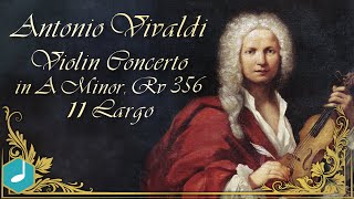 Antonio Vivaldi  Violin Concerto in A Minor Rv 356 II Largo [upl. by Waller]