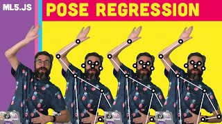 ml5js Pose Regression with PoseNet and ml5neuralNetwork [upl. by Ever]