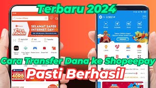 Cara Isi Saldo Shopeepay Lewat Dana  Top up Shopeepay lewat dana [upl. by Barimah]