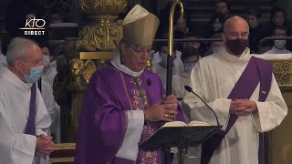 Messe daction de grâce de Mgr Michel Aupetit [upl. by Reinke]