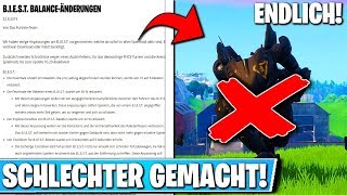 😱ENDLICH BIEST Wurde in Fortnite SCHLECHTER Gemacht❌ [upl. by Nathanial385]