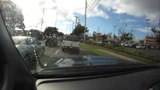 Hawaii Driving  April 2014 Honolulu Airport H1 To Convention Center [upl. by Briscoe]