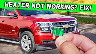 Why Heater Does Not Work Chevrolet Tahoe Chevy Suburban 2014 2015 2016 2017 2018 2019 [upl. by Jaeger10]