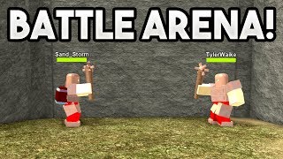 BATTLE ARENA  ROBLOX Booga Booga w TanqR [upl. by Llertnod]