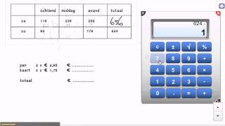 Pluspunt 3 groep 7 blok 11 les 3 rekenmachine [upl. by Ameerak]