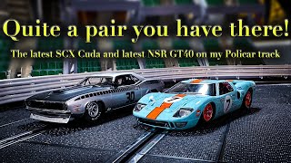 Newest SCX Cuda amp newest NSR GT40 [upl. by Damara326]