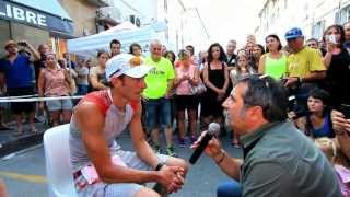 Guillaume Peretti 1er arrivé Ultra Trail di Corsica [upl. by Enirtak]