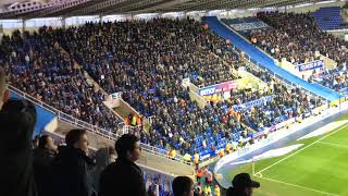 Millwall fans sing no one likes us at Reading [upl. by Ednalrym]