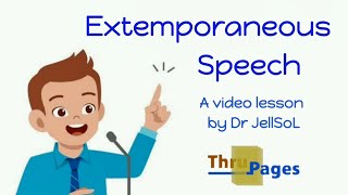 Extemporaneous Speech Video Lesson by JellSoL [upl. by Waterman404]