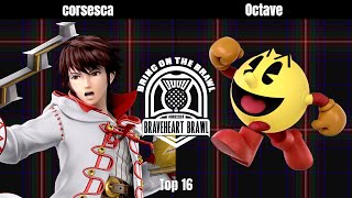 corsesca Robin vs Octave PacMan  Braveheart Brawl 2024 Top 16 [upl. by Nohsad]