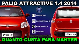 NOVO PALIO ATTRACTIVE 14 2014  QUANTO CUSTA para manter [upl. by Solorac]